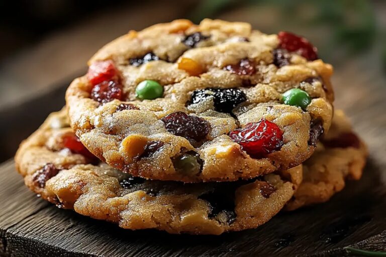 Decadent Chewy Fruitcake Cookies Recipe