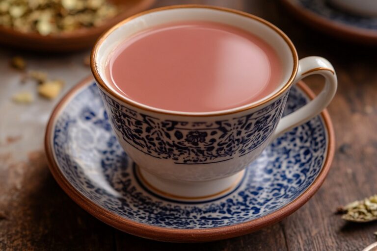 Traditional Kashmiri Pink Chai Recipe