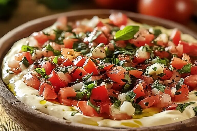 Creamy Bruschetta Dip Recipe