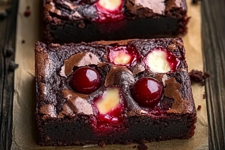 Cherry Cheesecake Brownies Recipe