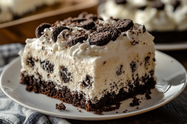 Irresistible Silky Cookies And Cream Poke Cake Recipe