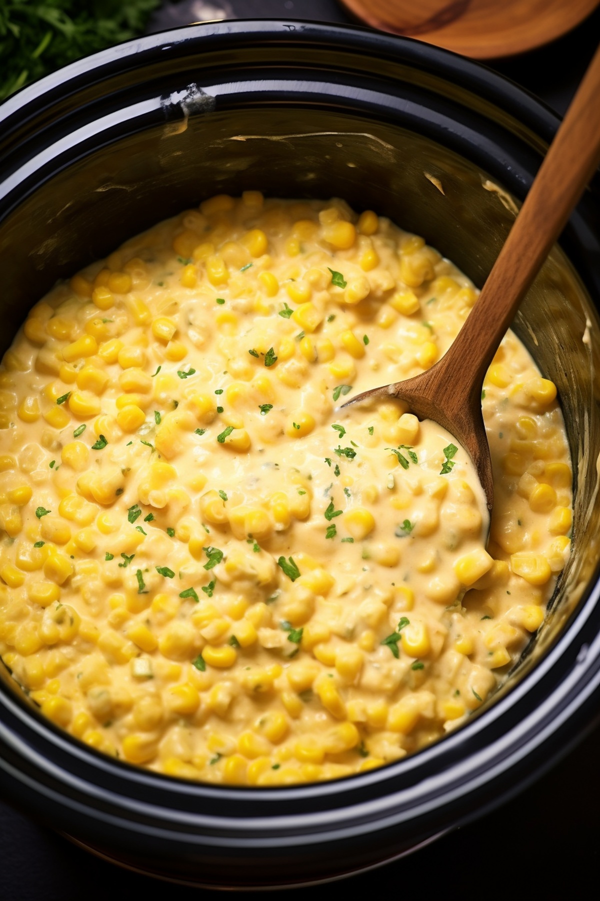Slow Cooker Creamy Cheesy Corn Recipe