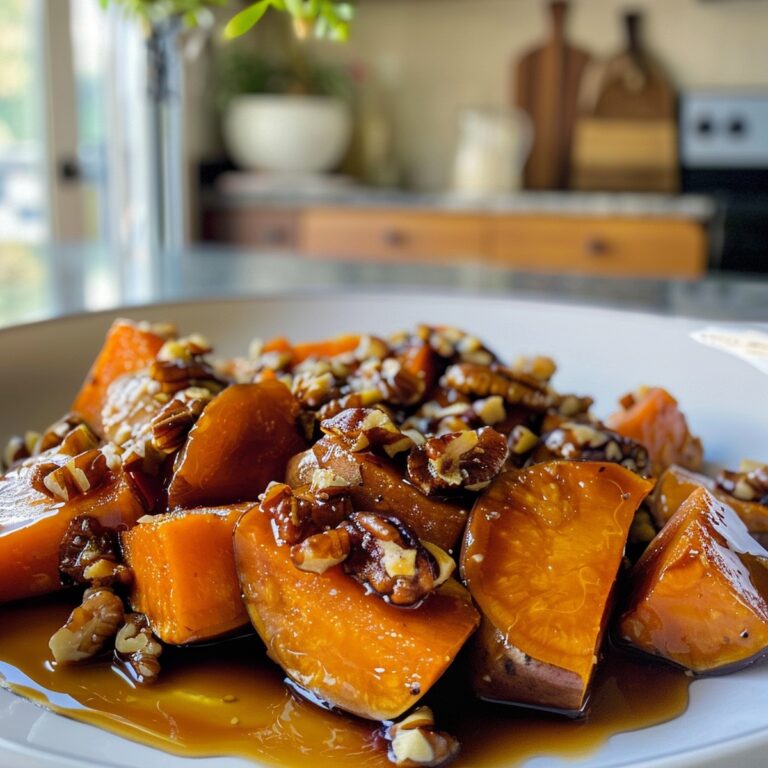 Maple Walnut Sweet Potatoes Recipe