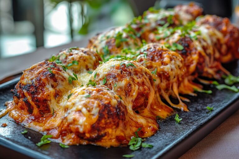 Chicken Parmesan Meatballs Recipe