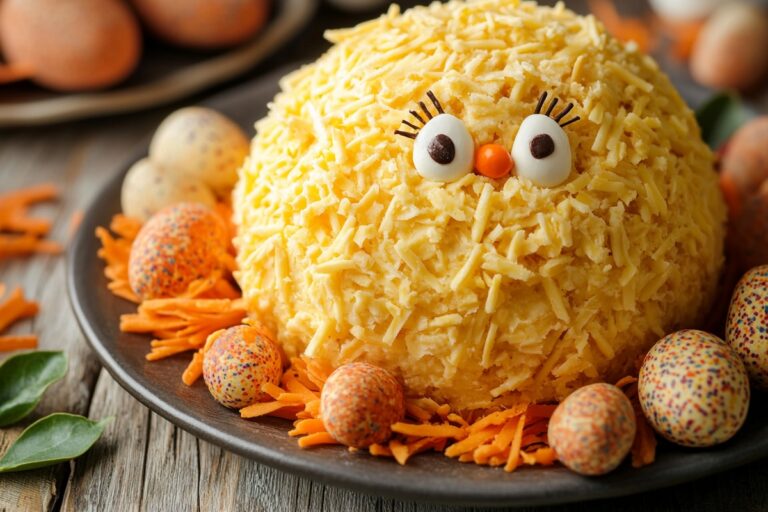 Super Easy Easter Cheese Ball Recipe