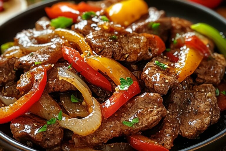 Pepper Steak With Bell Peppers And Onion Recipe