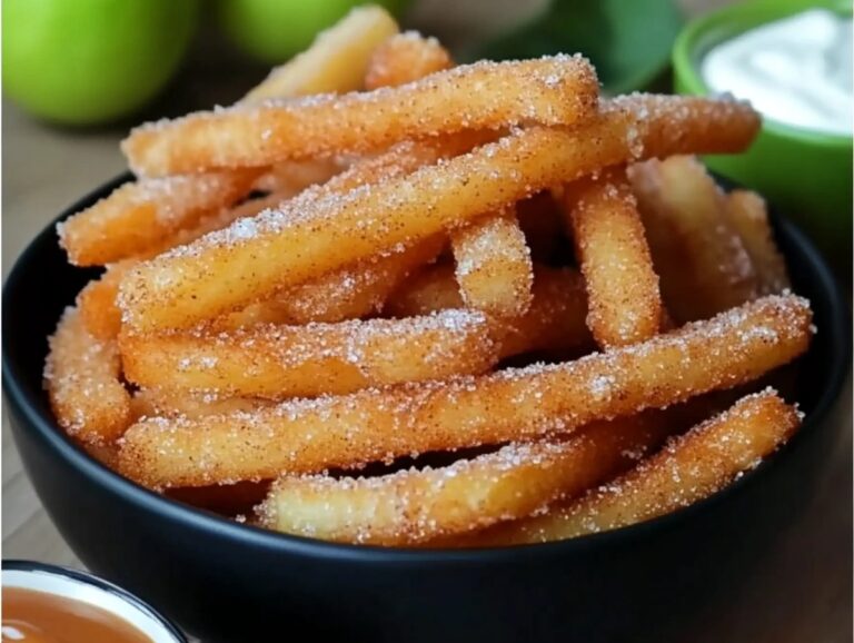 Crispy Air Fryer Apple Fries Recipe