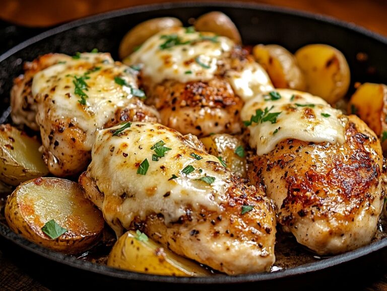 Crispy Parmesan Chicken And Potatoes Recipe