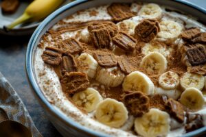 Biscoff Banana Pudding With Caramel Recipe