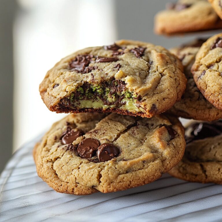 Pistachio Cream Chocolate Chip Cookies Recipe