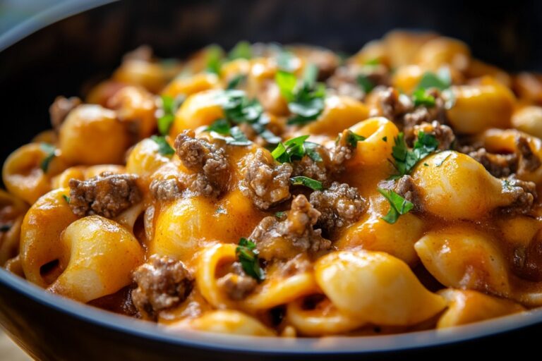 Cheesy Beef Taco Pasta Recipe