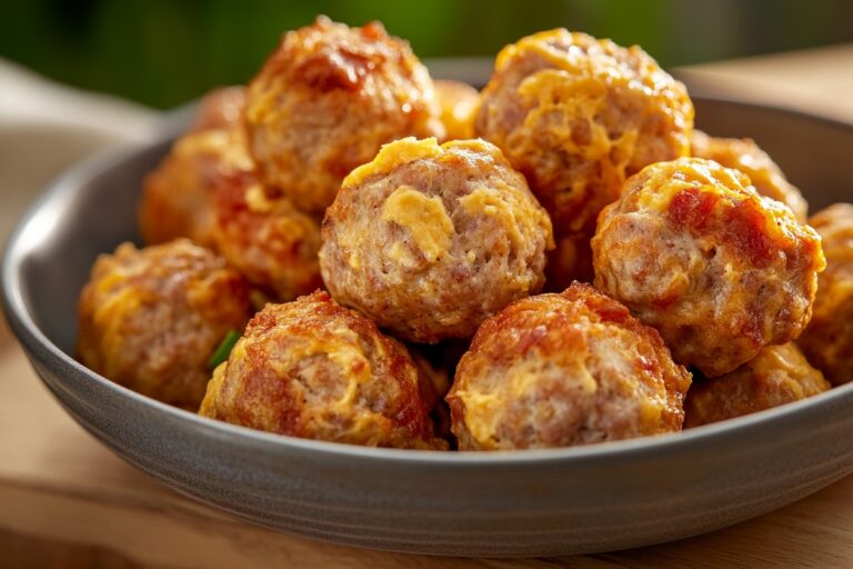 Rotel Cream Cheese Sausage Balls Recipe