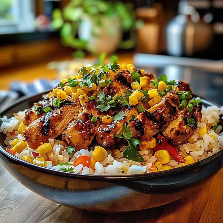 Street Corn Chicken With Rice Bowl Recipe