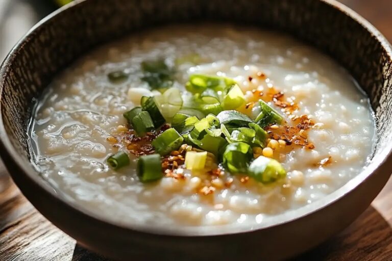 Congee With Miso Sauce Recipe