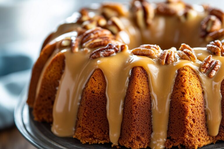 Pecan Praline Buttermilk Pound Cake Recipe
