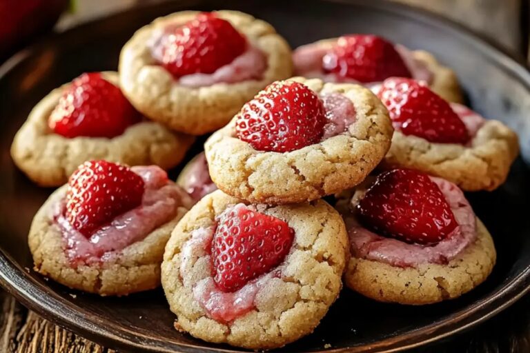 Strawberry Kiss Cookies Recipe