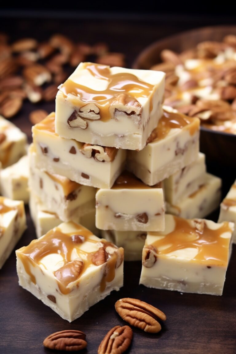 White Chocolate Caramel Pecan Fudge Recipe