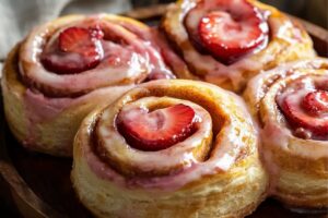 Strawberry Cinnamon Rolls Recipe