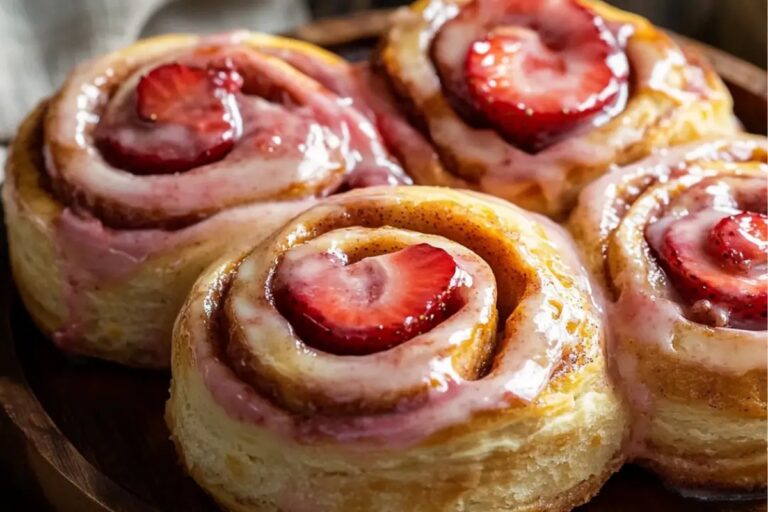 Strawberry Cinnamon Rolls Recipe
