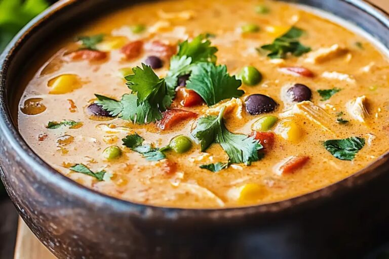 Creamy Chicken Enchilada Soup Recipe