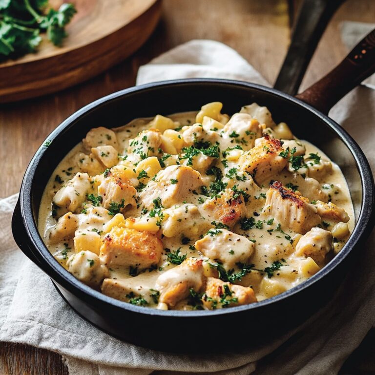 Simple Chicken Alfredo Recipe with Five Key Ingredients
