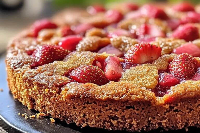 Nanas Strawberry Rhubarb Cake Recipe