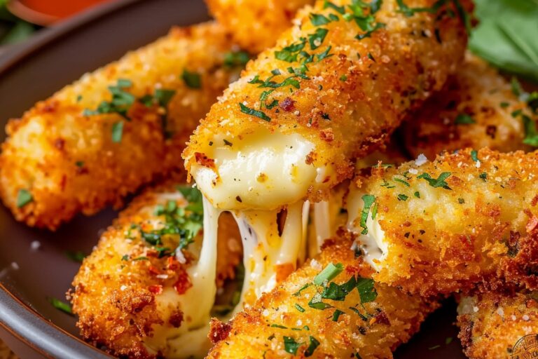 Air Fryer Mozzarella Sticks Recipe
