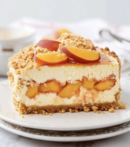 Peach Cobbler Cheesecake Recipe