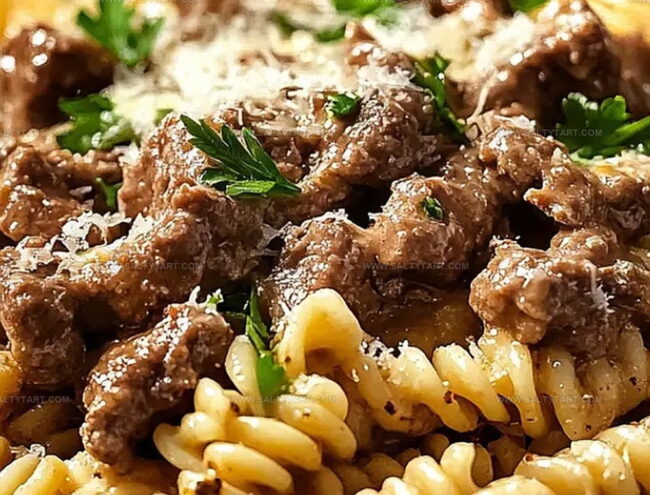 Steps to Make Beef Rotini Parmesan Sauce