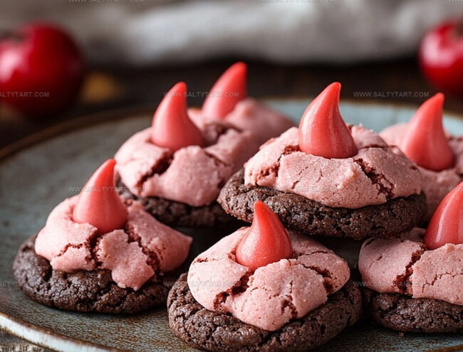 How to Make Chocolate Cherry Blossom Cookies