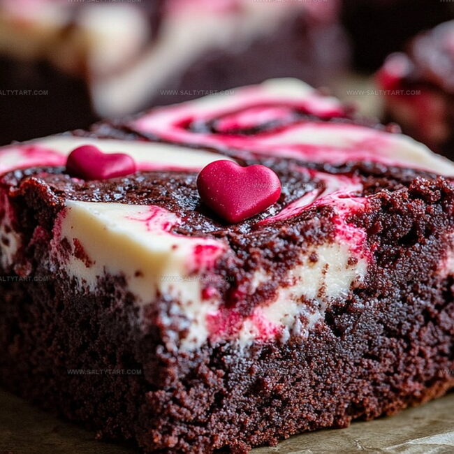Red Velvet Cheesecake Swirl Brownies Overview