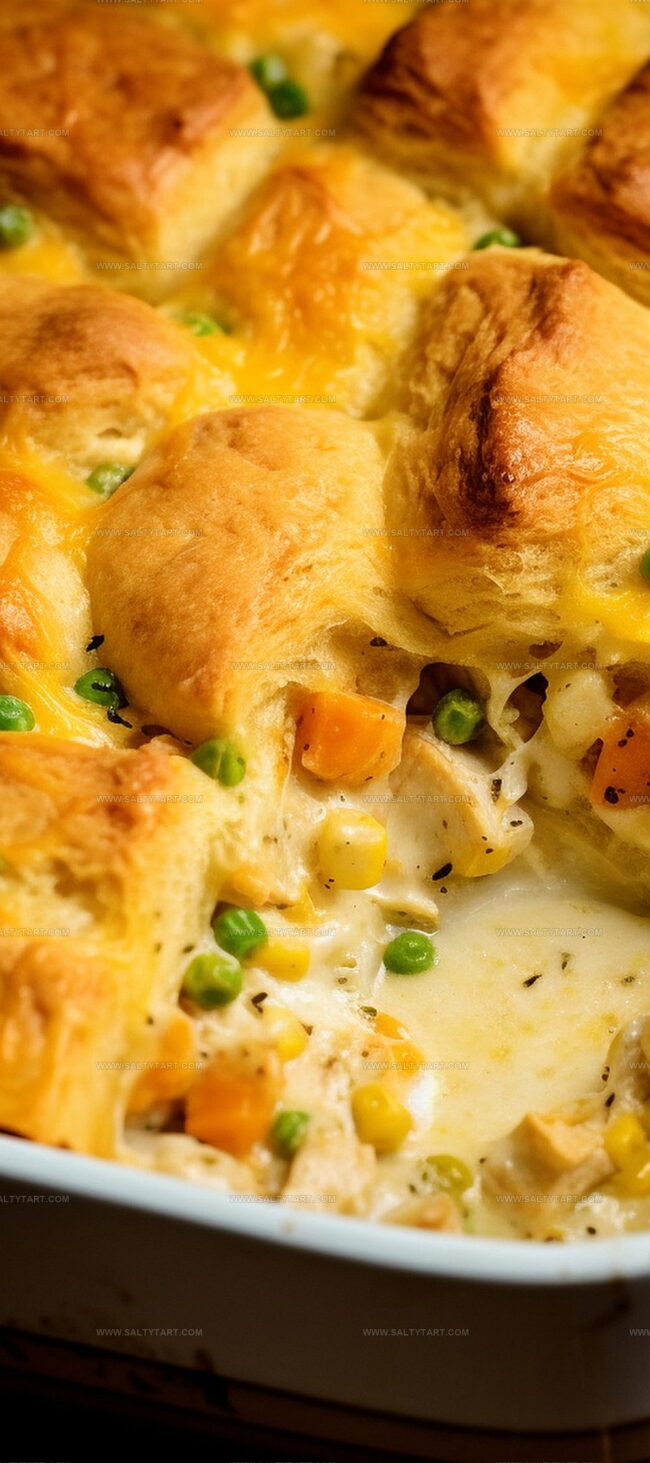 Ingredients for Chicken Pot Pie Bubble Up Casserole