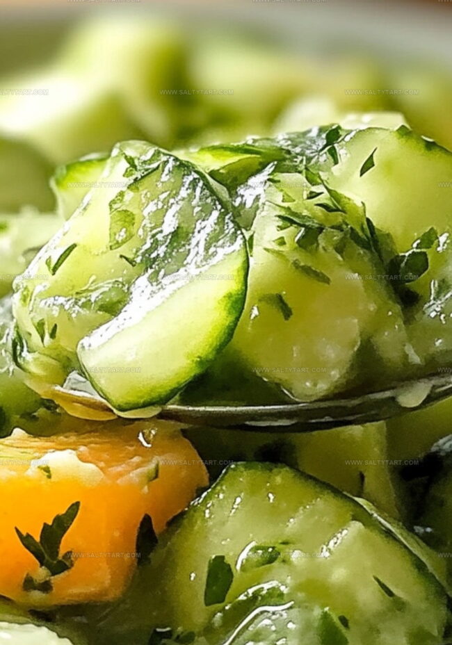 Notes for Crisp Cucumber Salad Lovers