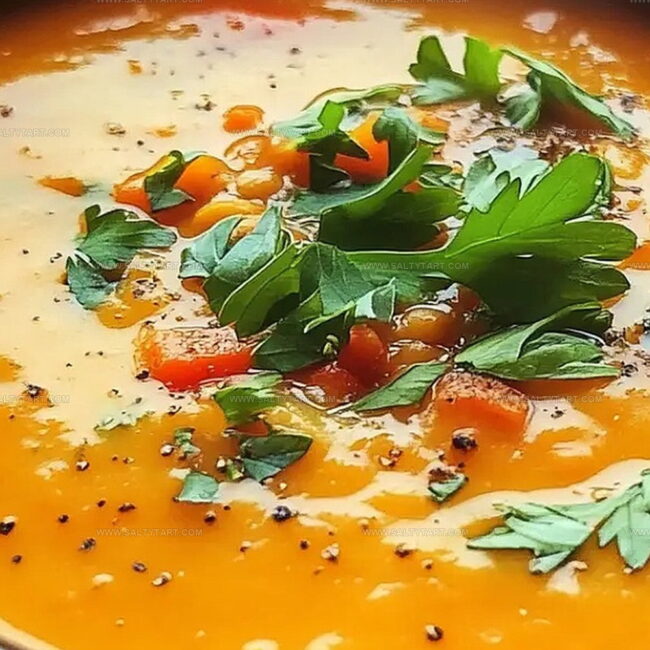 Spicy Carrot and Red Lentil Soup That Warms You Up