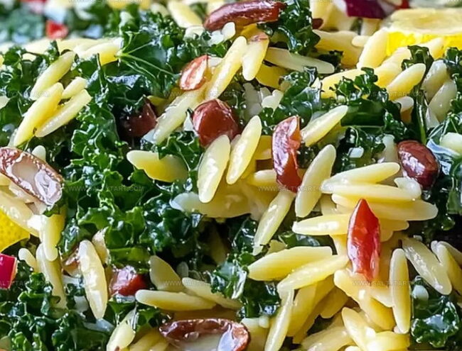 Tricks to Brighten Up Your Orzo Kale Salad