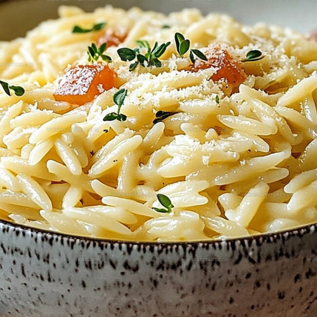 What Makes Garlic Parmesan Orzo So Creamy
