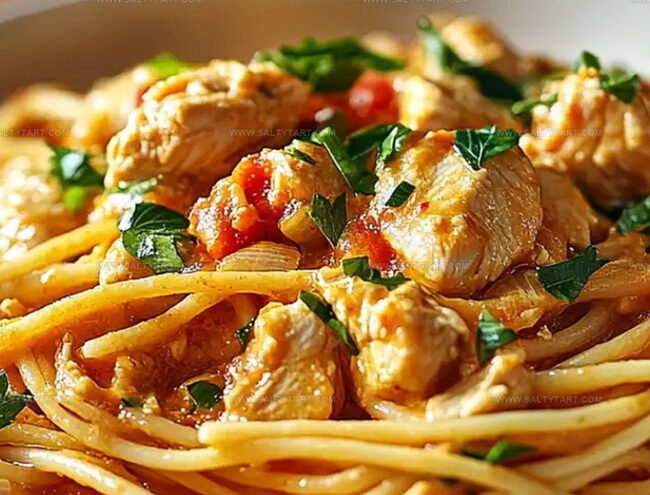 Cooking Steps for Rotel Chicken Spaghetti