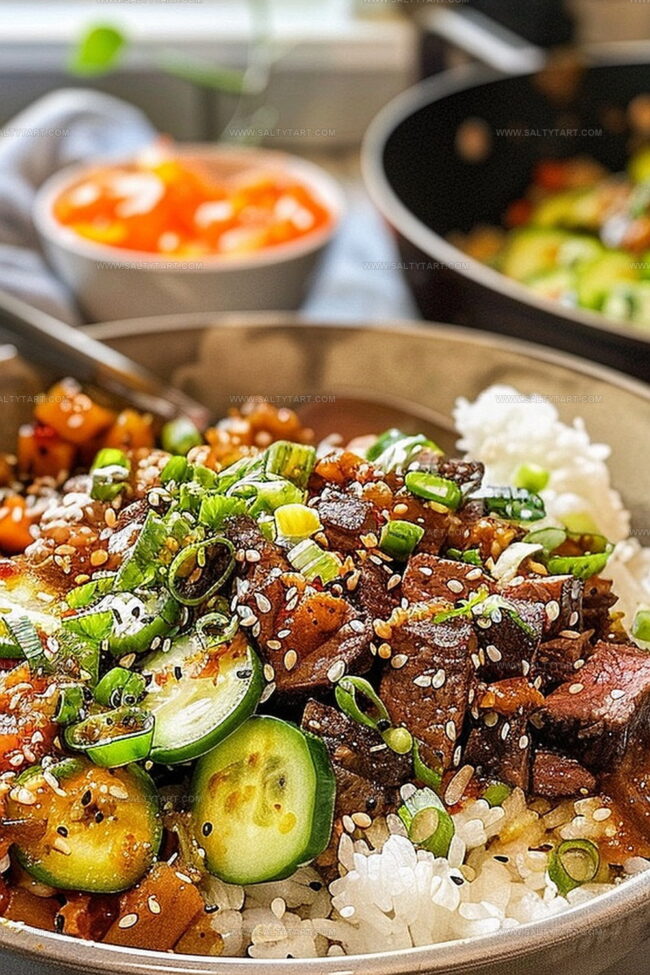 Variations for Easy Beef Bowl