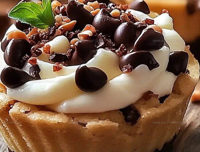 How to Assemble Cannoli Cookie Cups