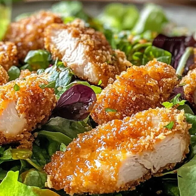 Air Fried Chicken Salad With Honey Mustard Joy