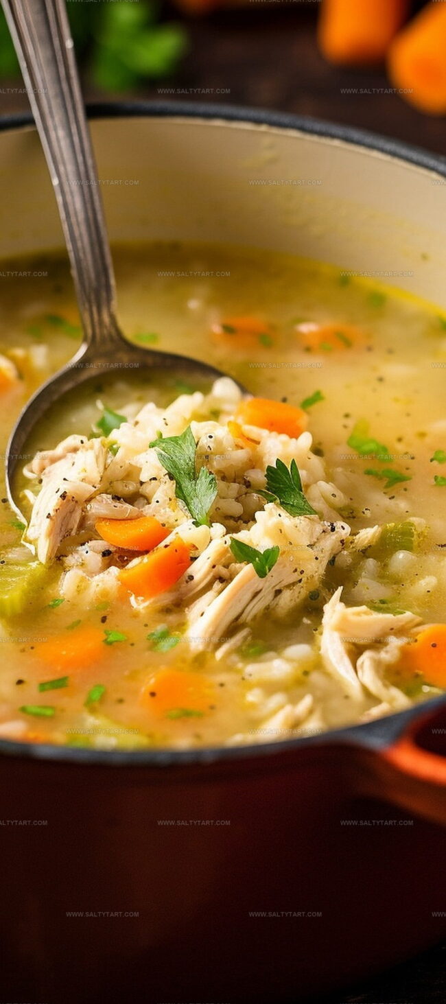 Ingredients for Ranch Chicken and Rice Soup