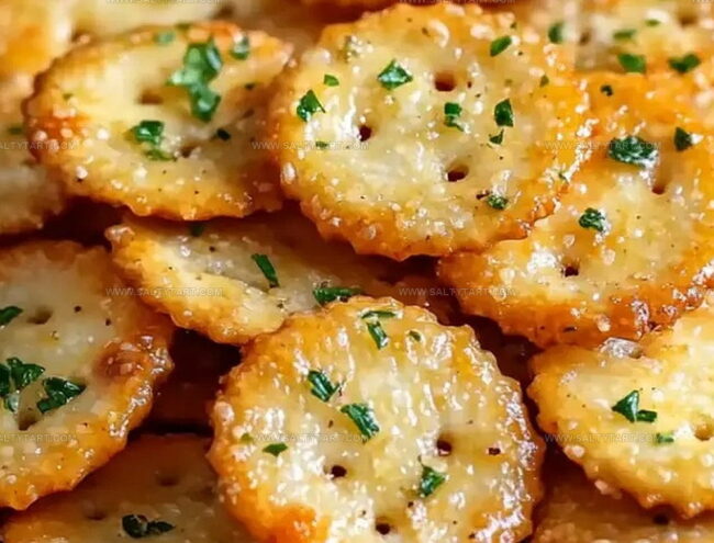 Steps for Making Tasty Garlic Ritz Snacks