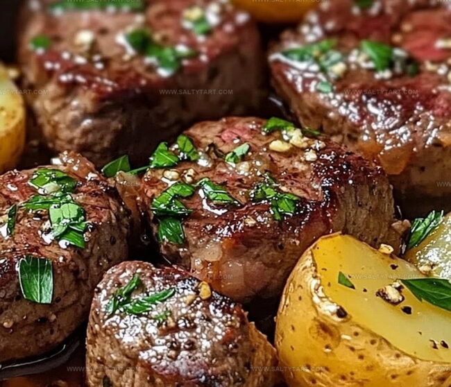 How To Prepare Garlic Steak And Potato Foil Packets