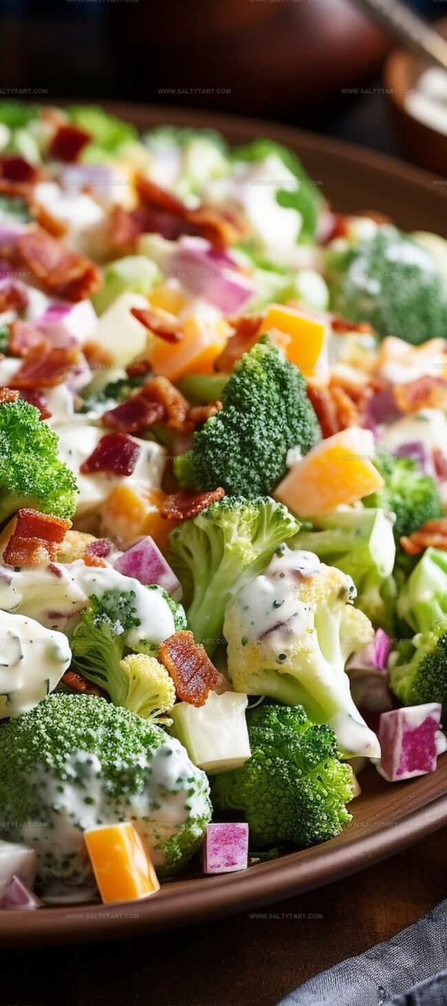 Ingredients for Broccoli and Cauliflower Salad