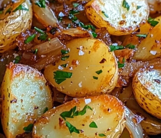 How To Prepare Oven-Fried Potatoes And Onions Perfectly