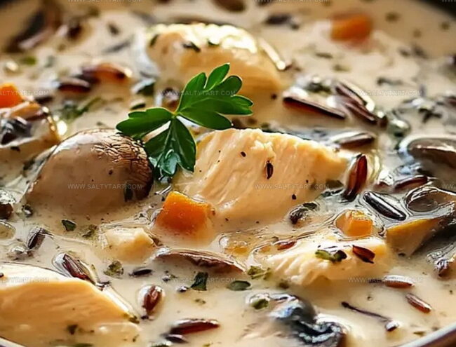 Steps to Prepare Chicken Mushroom Wild Rice Soup