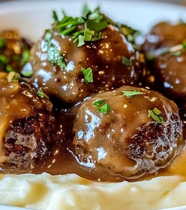 Crock Pot French Onion Beef Meatballs Impress With Flavor