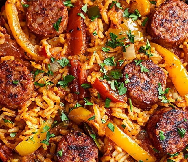 How To Cook Sausage And Rice Skillet