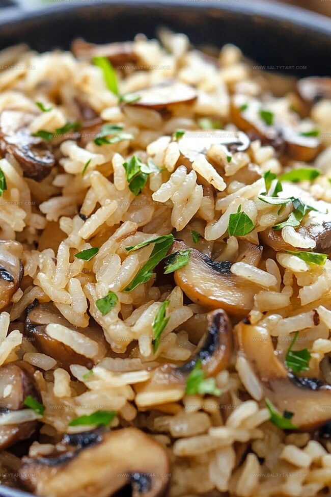 Variations for Mushroom Rice