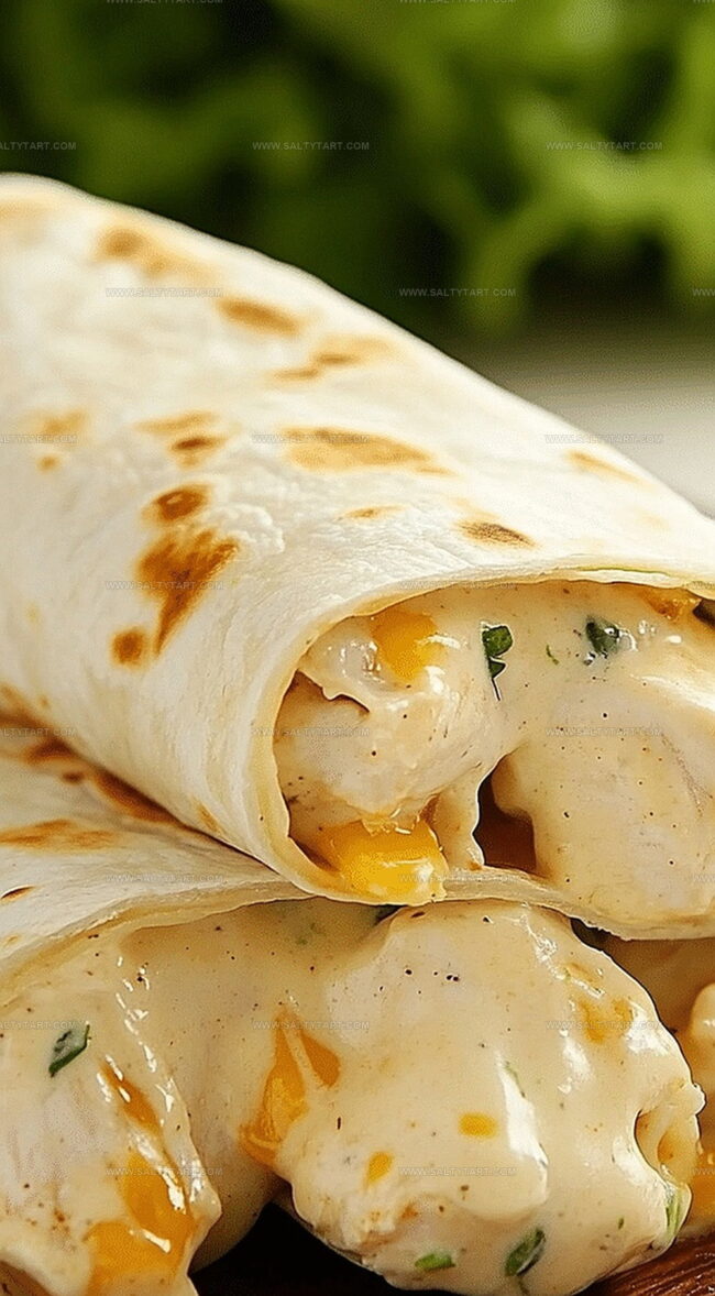 Cheesy Garlic Chicken Wraps That Impress